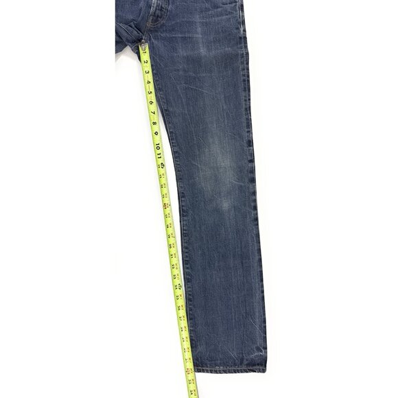 Tellason Mens Jeans White Oak Cone Selvedge Distressed Denim Size 30x32 USA - Picture 9 of 13